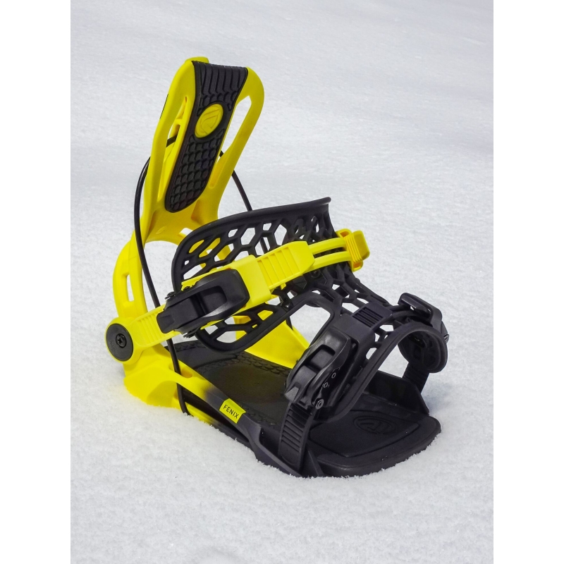 Wiązania Snowboardowe Flow 2024  Fenix Blacklemon M