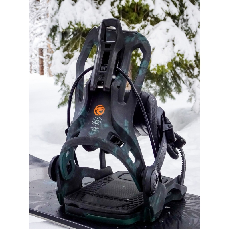 Wiązania Snowboardowe Flow 2024  Mayon-Plus Blackaqua S