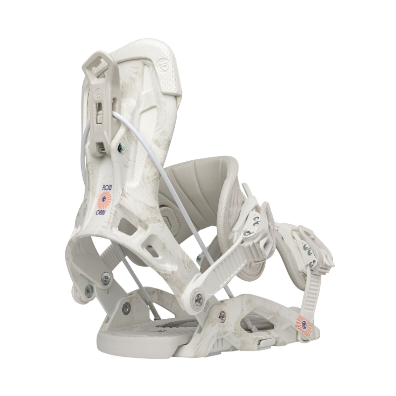 Wiązania snowboardowe damskie Flow 2024 Omni White L