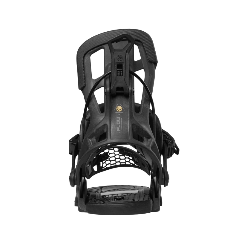 Wiązania snowboardowe unisex Flow 2024 Fuse-Carbon Hybrid Graphite L