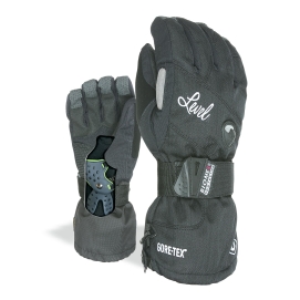 Handschuhe damen LEVEL Half Pipe Gore Tex Black
