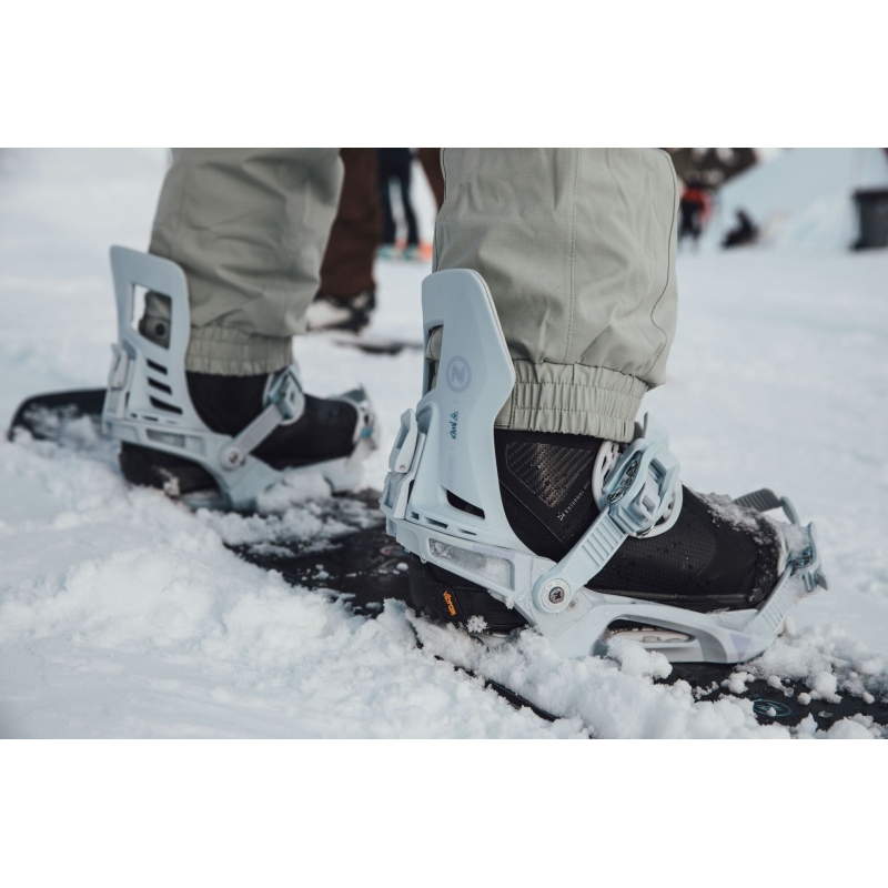 Wiązania snowboardowe damskie Nidecker 2024 Kaon-W Gray S
