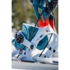 Wiązania snowboardowe unisex Flow 2024 Fuse Gray L