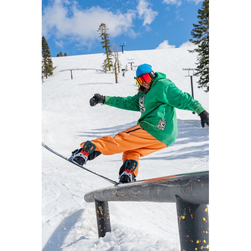 Wiązania snowboardowe unisex Flow 2024 Fuse Gray L