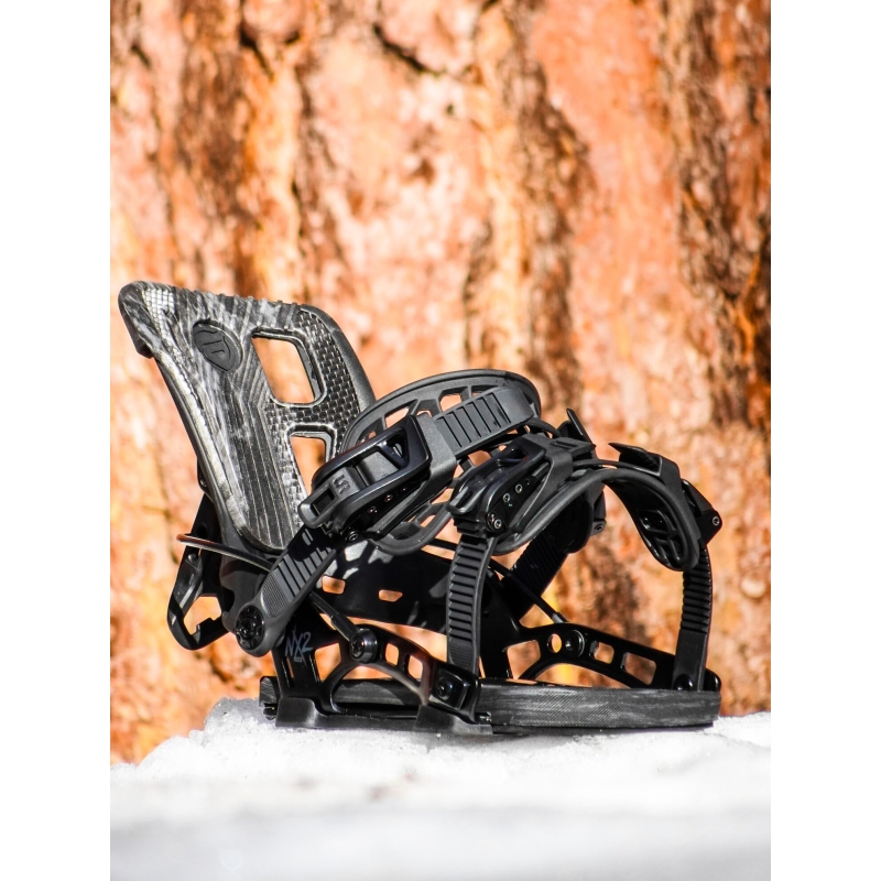 Wiązania snowboardowe męskie Flow 2024 Nx2-Tm Black L