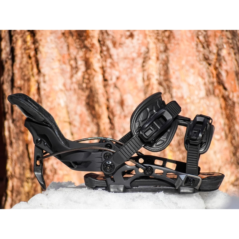 Wiązania snowboardowe męskie Flow 2024 Nx2 Black M