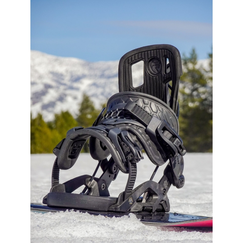 Wiązania Snowboardowe Flow 2024  Fuse-Carbon Graphite L
