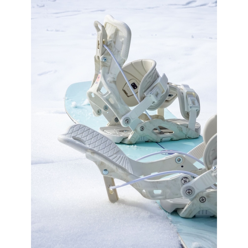 Wiązania snowboardowe damskie Flow 2024 Omni White L
