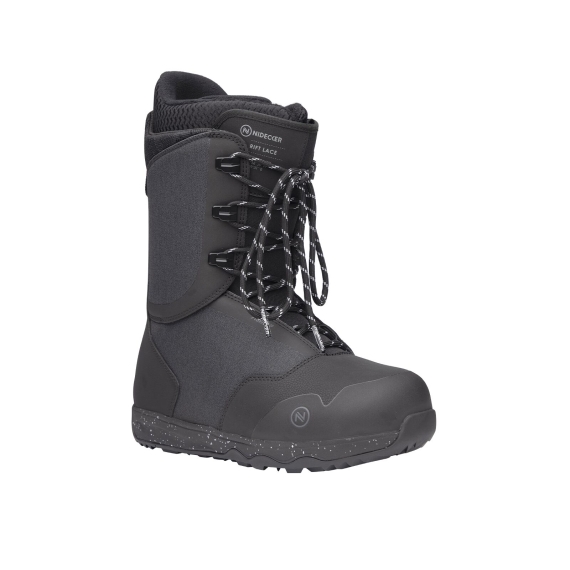 Buty snowboardowe męskie Nidecker 2025 Rift Lace Black 070 Buty snowboardowe męskie Nidecker 2025 Rift Lace Black 070