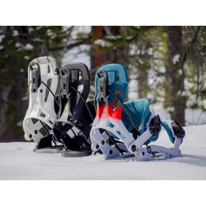 Wiązania snowboardowe unisex Flow 2024 Fuse Gray L