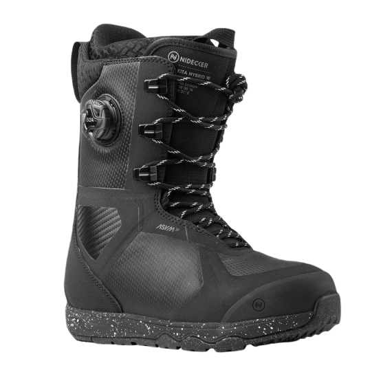 Snowboardschuhe damen Nidecker 2025 Kita Hybrid W Black 065 Snowboardschuhe damen Nidecker 2025 Kita Hybrid W Black 065