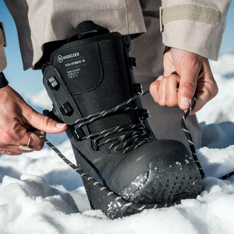 Snowboard boots women Nidecker 2025 Kita Hybrid W Black