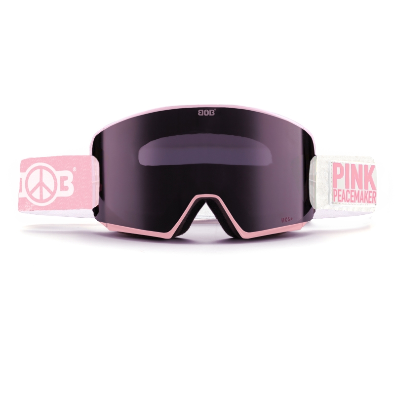 Gogle Snowboardowe BOB Pink Peacmaker