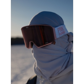 Gogle snowboardowe BOB Pink Peacmaker