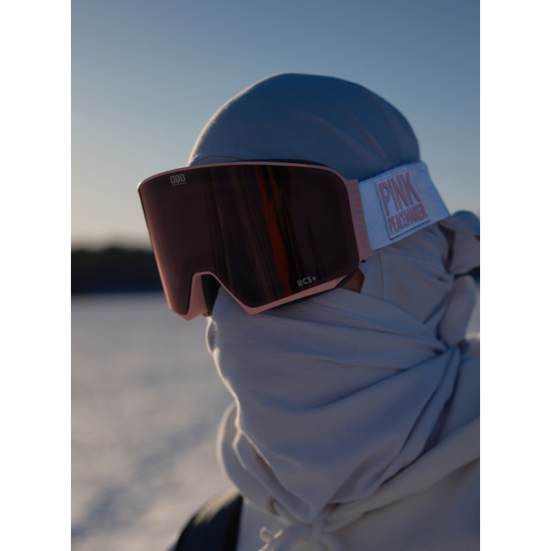 Gogle Snowboardowe BOB Pink Peacmaker