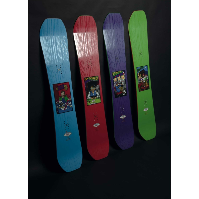 Deska Snowboardowa YES Jackpot purple 156