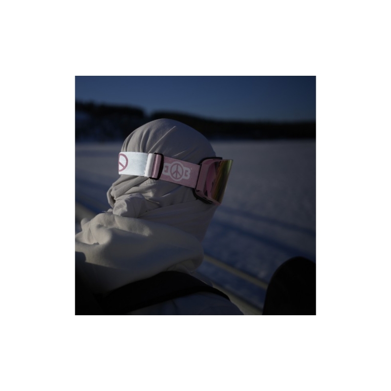 Gogle snowboardowe BOB Pink Peacmaker