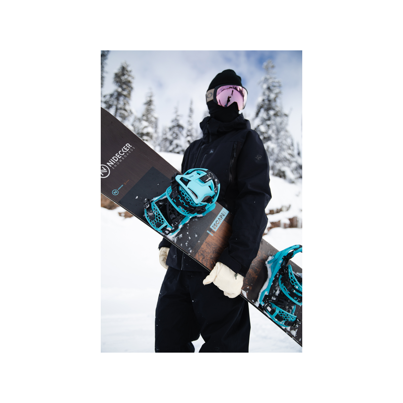 Wiązania snowboardowe unisex Nidecker 2025 Supermatic EscapeCyan XL