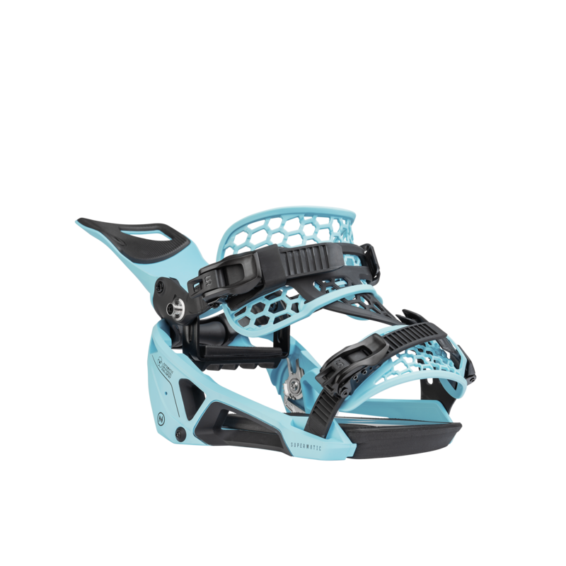 Wiązania snowboardowe unisex Nidecker 2025 Supermatic EscapeCyan XL