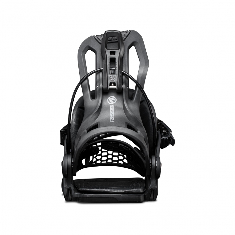 Wiązania Snowboardowe Flow 2022 - Fenix-Plus Hybrid Gunmetalblack M