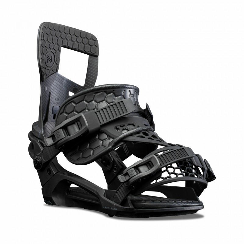 Wiązania snowboardowe unisex Nidecker 2022 Kaon-Plus Black XL