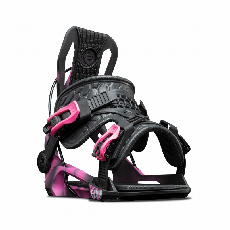 Wiązania Snowboardowe Flow 2022 - Fenix-Plus Magentaburst L