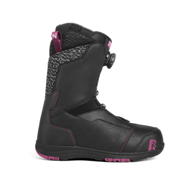Buty snowboardowe damskie Nidecker 2019 Onyx Boa Coil Blk - 6.5