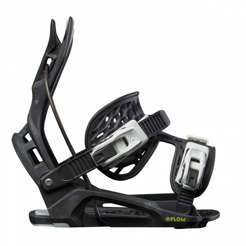 Wiązania snowboardowe dziecięce Flow 2023 Micron Youth Black S