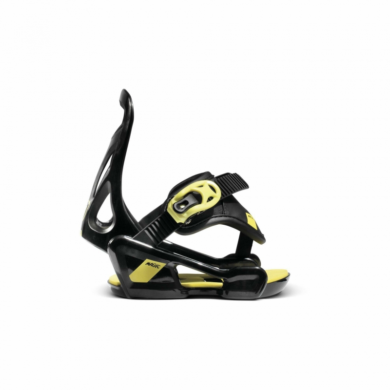 Wiązania snowboardowe dziecięce Nidecker 2025 Magic Black S - Sklep Flowshop Warszawa Wiązania snowboardowe dziecięce Nidecker 2025 Magic Black S - Sklep Flowshop Warszawa