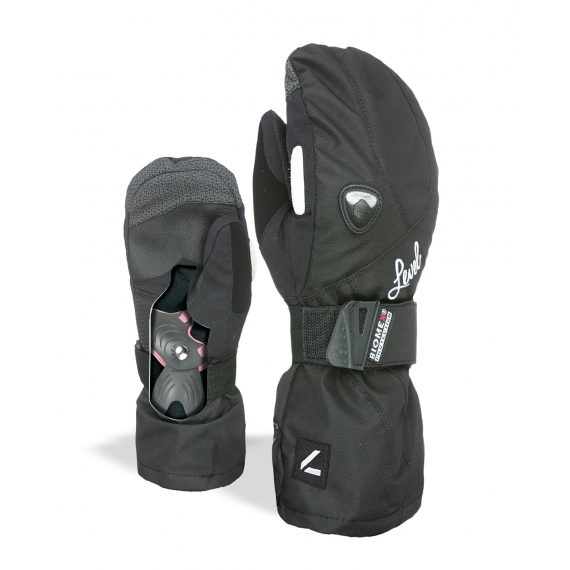 Damenhandschuhe LEVEL Butterfly_Mitt /Black - 7,5 (SM)