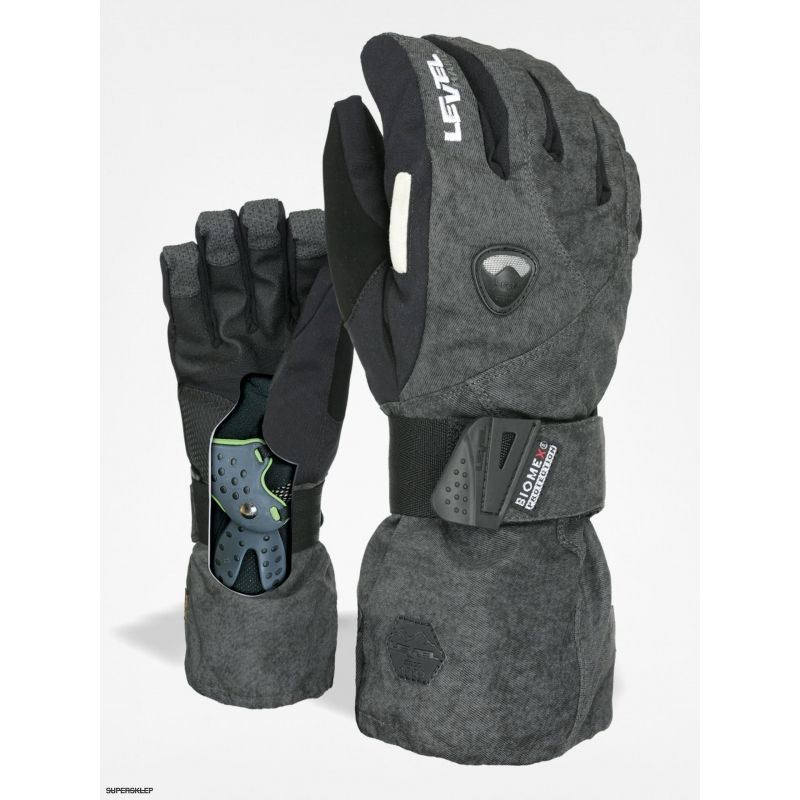 Rekawice męskie LEVEL Fly /PK_Black - 9 (L)