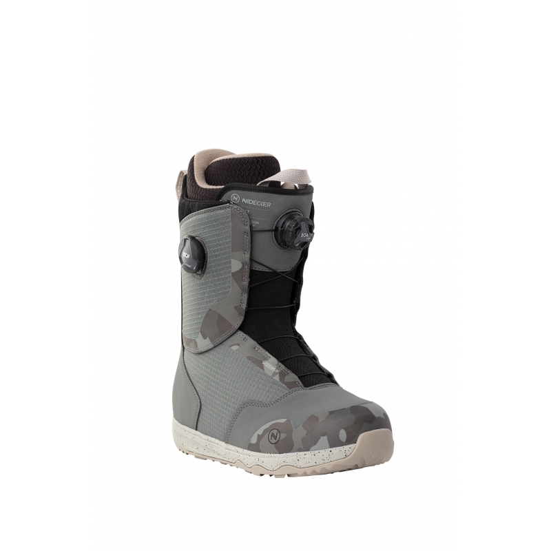 Buty snowboardowe męskie Nidecker 2023 Rift Gray Camo 085