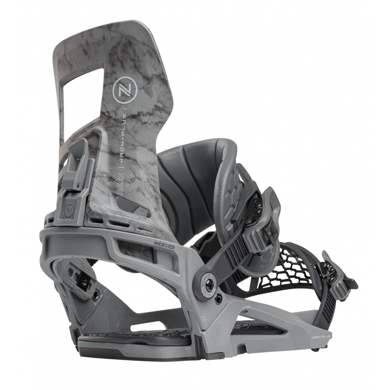 Wiązania snowboardowe unisex Nidecker 2023 Kaon-Plus Cement Gray Lg