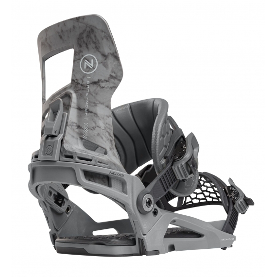 Wiązania snowboardowe unisex Nidecker 2023 Kaon-Plus Cement Gray Lg