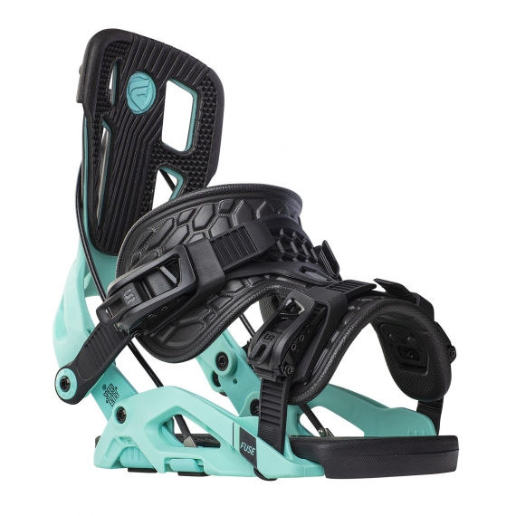 Wiązania snowboardowe Flow 2023 - Fuse Blackaqua XL Wiązania snowboardowe Flow 2023 - Fuse Blackaqua XL