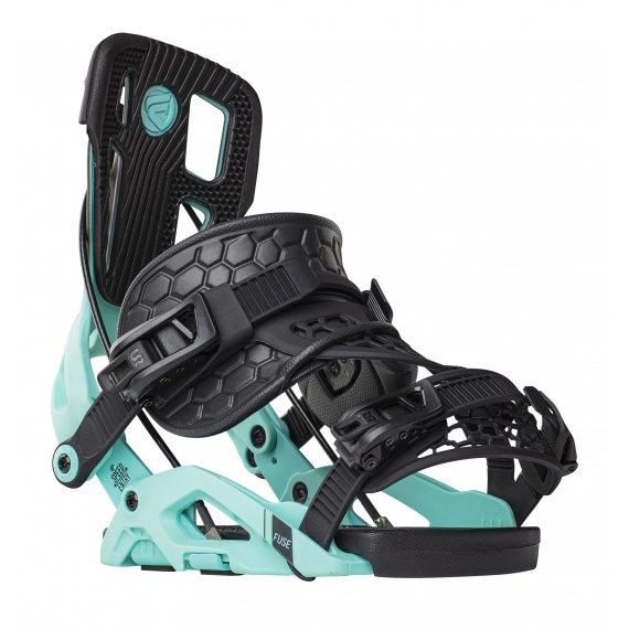 Wiązania snowboardowe Flow 2023 - Fuse Hybrid Blackaqua M Wiązania snowboardowe Flow 2023 - Fuse Hybrid Blackaqua M