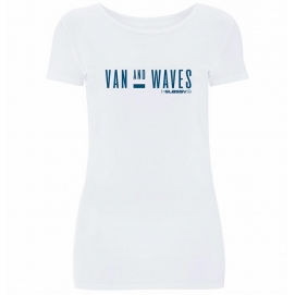 T-shirt GLASSY Van and waves Women M