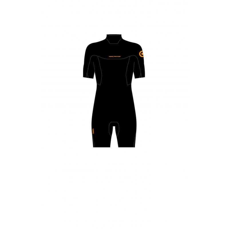 Neopren wetsuit DL FL 2022 Rise S/S Shorty 2/2 BZ C1 blk-50