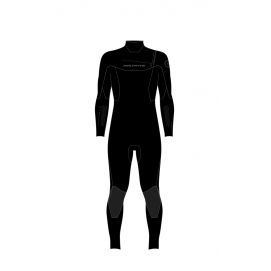 Neopren wetsuit DL GBS 2022 Wizard Fullsuit 5/4 FZ C1 blk-54