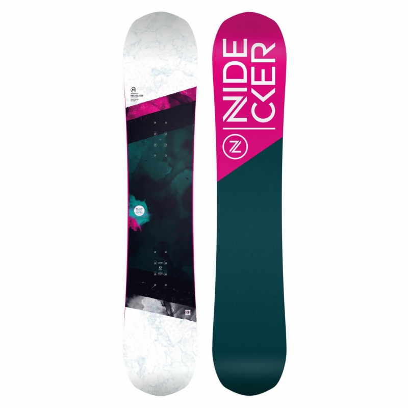 Deska Snowboardowa Nidecker Micron Flake White/Pink - 140