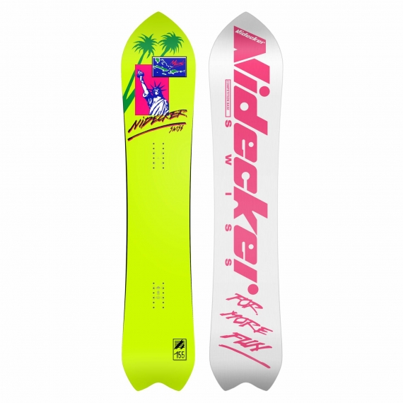 Deska Snowboardowa Nidecker Liberty Fluo Yellow - 160W