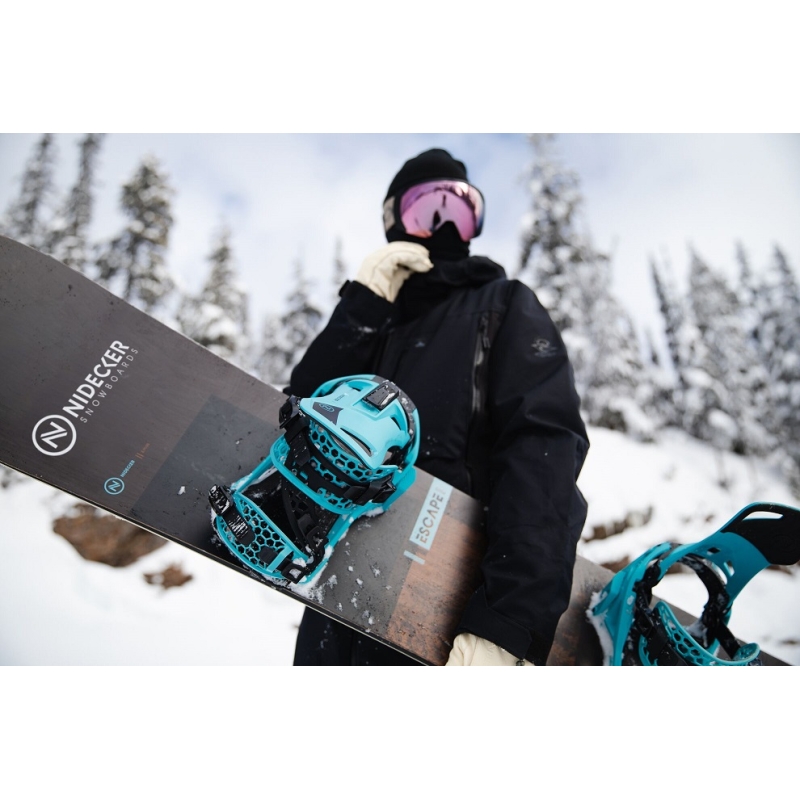 Wiązania snowboardowe unisex Nidecker 2025 Supermatic EscapeCyan