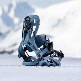 Wiązania snowboardowe unisex Nidecker 2025 Flow Fuse Hybrid SlateBlue L