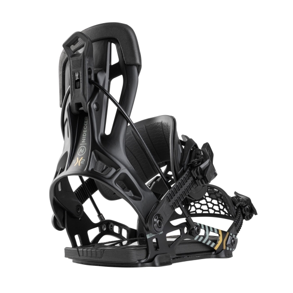 Wiązania snowboardowe unisex Nidecker 2025 Flow Nx2 Hybrid Black L Wiązania snowboardowe unisex Nidecker 2025 Flow Nx2 Hybrid Black L