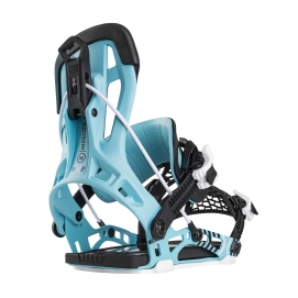 Wiązania snowboardowe unisex Nidecker 2025 Flow Nx2 Hybrid Cyan L