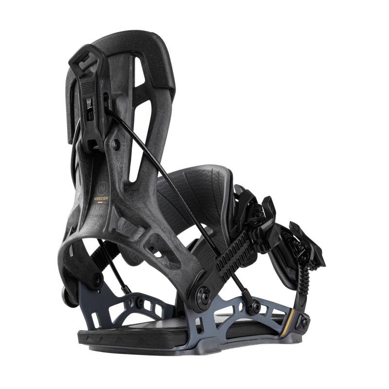 Wiązania snowboardowe unisex Nidecker 2025 Flow Nx2-Carbon Black L