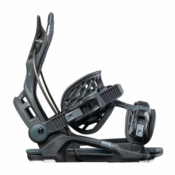 Wiązania Snowboardowe Flow 2022 - Fenix Black - XL Wiązania Snowboardowe Flow 2022 - Fenix Black - XL