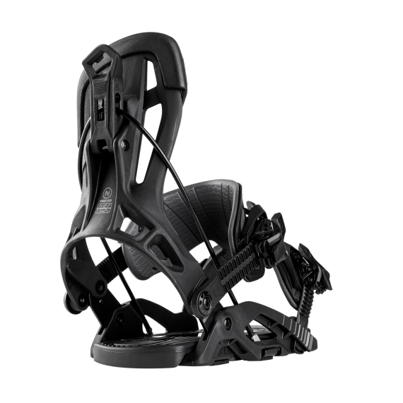 Wiązania snowboardowe unisex Nidecker 2025 Flow Fuse Hybrid Black M Wiązania snowboardowe unisex Nidecker 2025 Flow Fuse Hybrid Black M