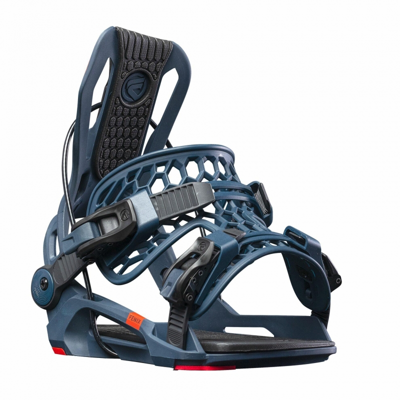 Wiązania Snowboardowe Flow Fenix Petrol Blue/Red - M
