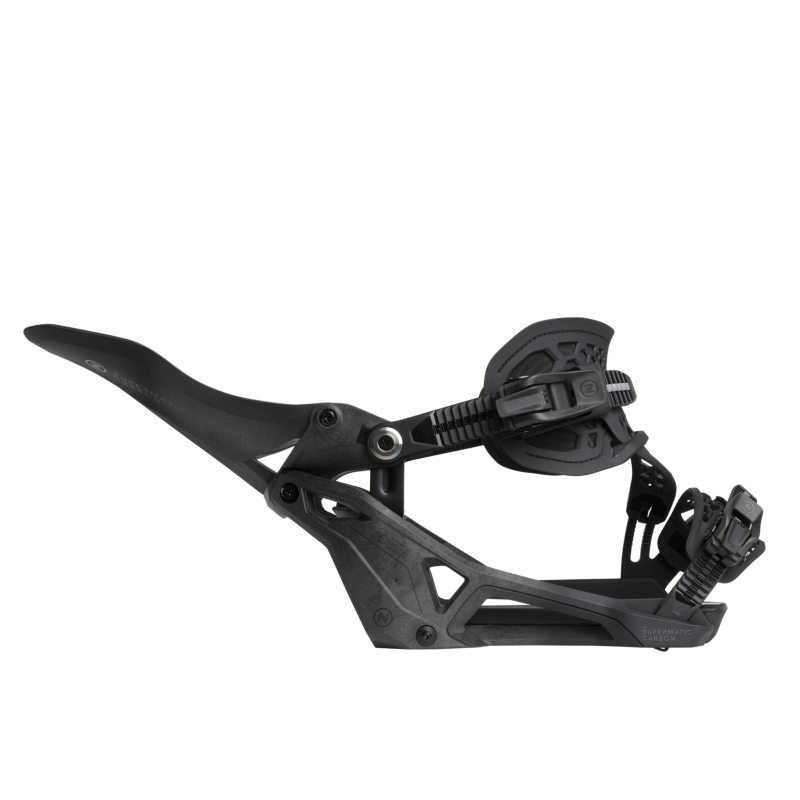 Wiązania snowboardowe unisex Nidecker 2025 Supermatic Carbon Black L